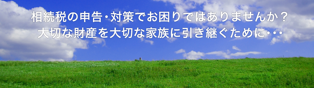 相続税・贈与税申告対策